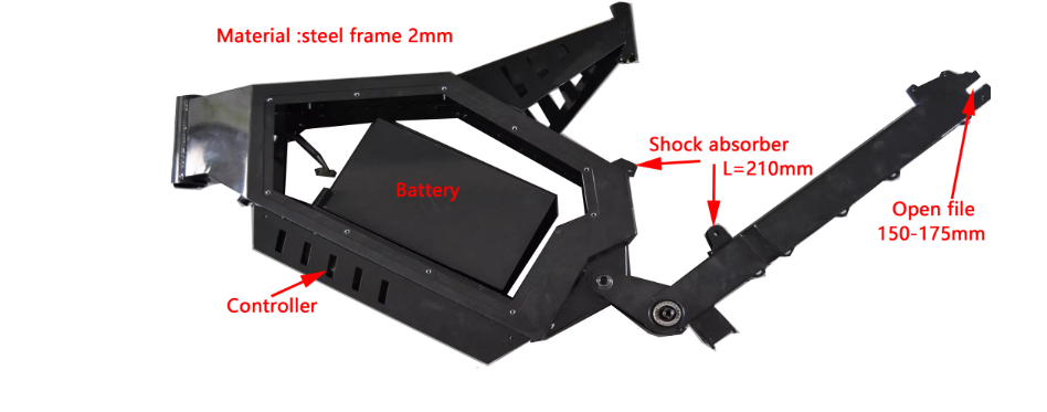 For Road Ebike Enduro Frame St - 8000W Stealth Bomber Ebike recension och pris